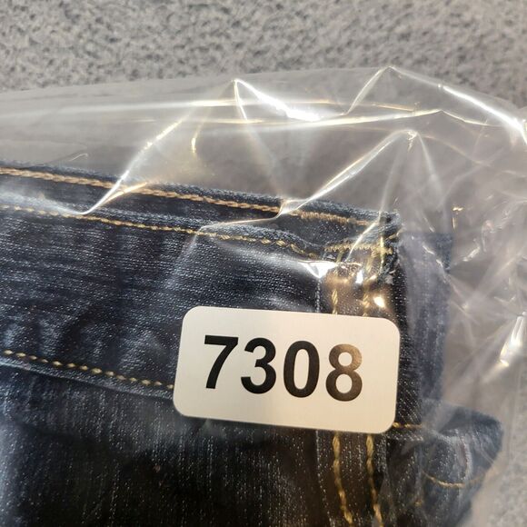 Calvin Klein Jean Womens 2 Blue Skinny Straight Stretch Distressed Denim - Picture 11 of 11